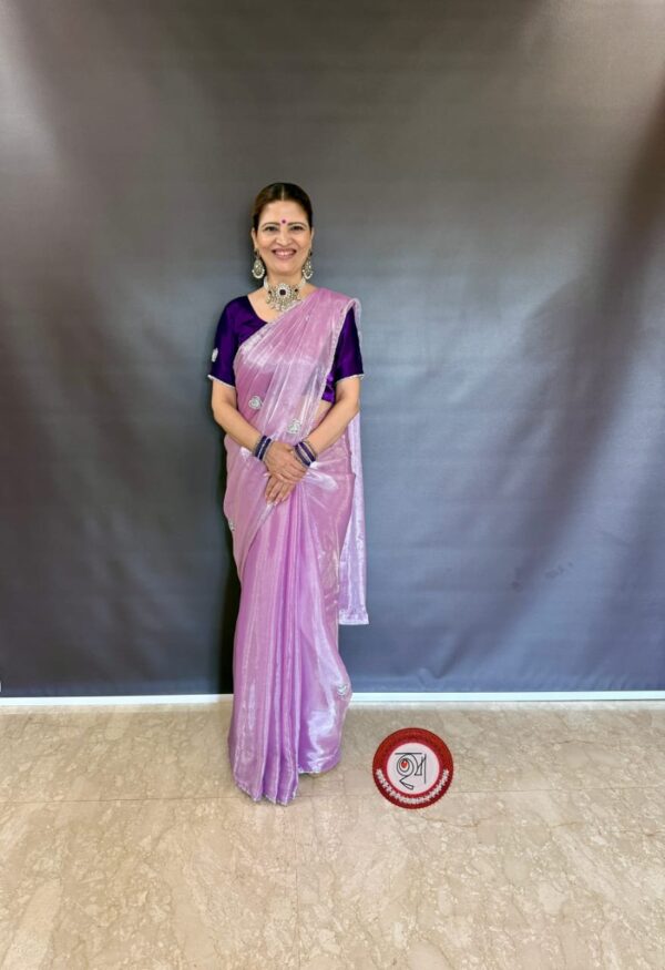 Violet (With Readymade Blouse)