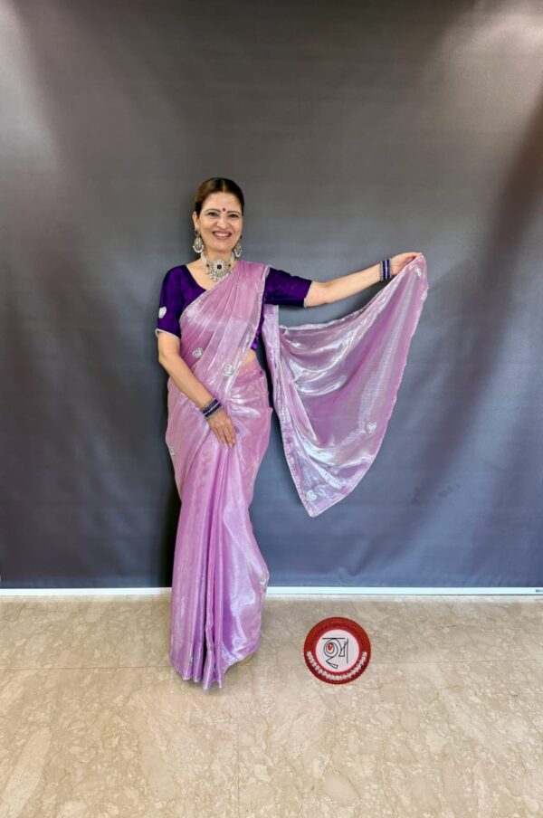 Violet (With Readymade Blouse) - Image 3