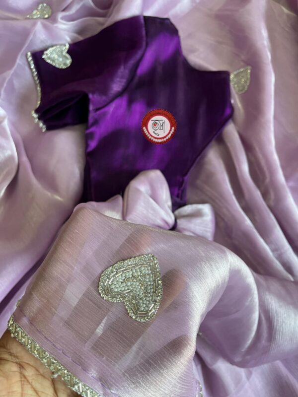 Violet (With Readymade Blouse) - Image 4